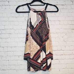 White House Black Market Tiered Halter Tip M